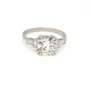 2.16ct Diamond Solitaire Engagement Ring in Platinum