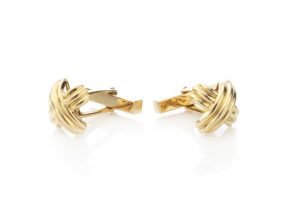 Tiffany and Co 18ct Yellow Gold Cross Cufflinks